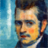 Pale Blue Portrait